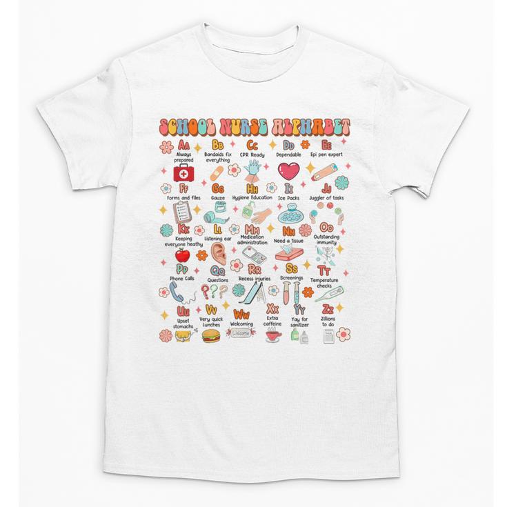 Back To School School Nurse Alphabet School Nurse Life Unisex T-Shirt