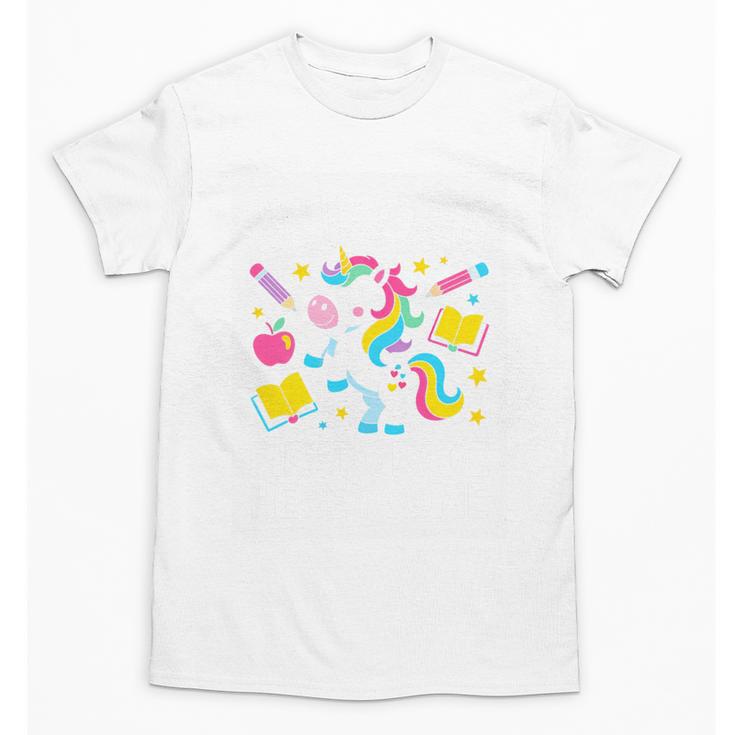 Back To School Unicorn First Grade Here I Come Premium Tri-Blend Unisex T-Shirt