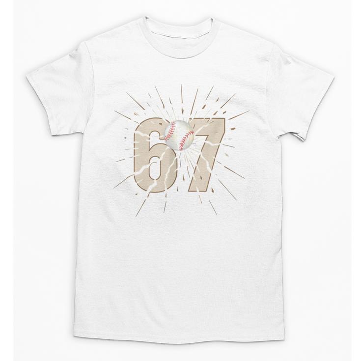Baseball 67 Six Seven Meme Number Unisex T-Shirt