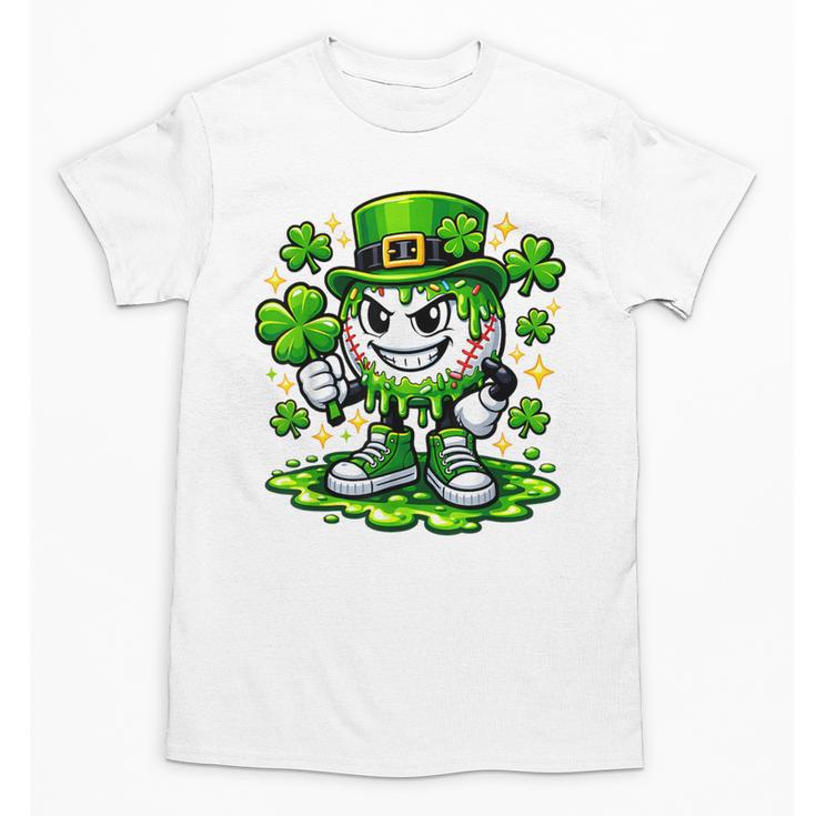 Baseball Drip Icecream Apparel Youth Boy St Patrick Day Unisex T-Shirt