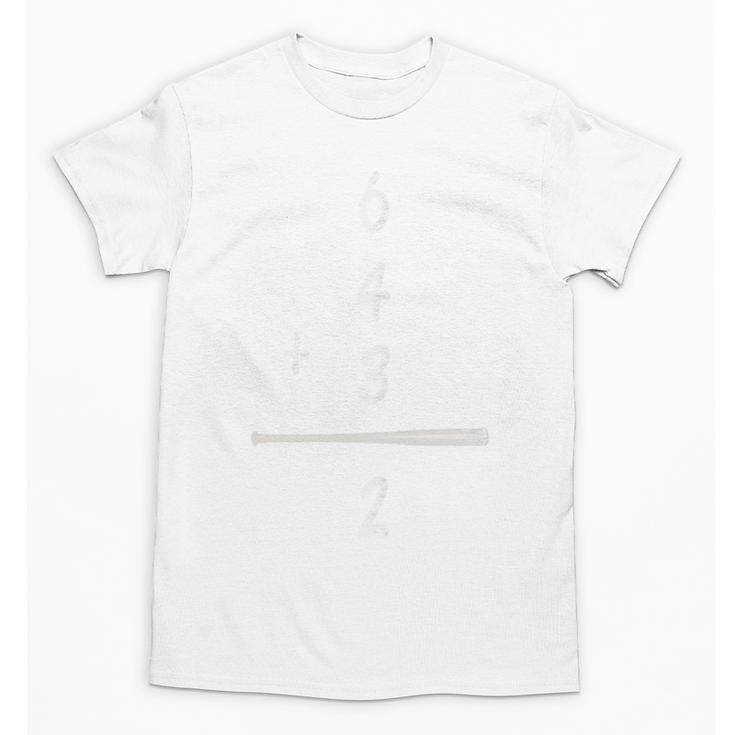 Baseball Math 6 4 3 2 Double Play Cute Softball Game Premium Tri-Blend Unisex T-Shirt