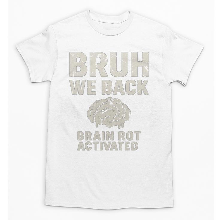 Bruh We Back Brain Red Activated Back To School Performance Unisex T-Shirt