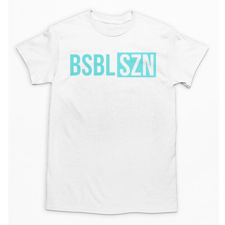 BSBL SZN Baseball Season Game Day Boys Girls Youth Premium Tri-Blend Unisex T-Shirt