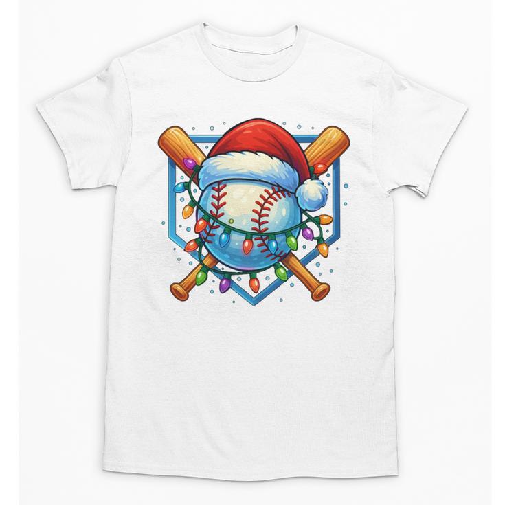 Christmas Baseball Drip For Boys Kids Ice Cream Drip Unisex T-Shirt