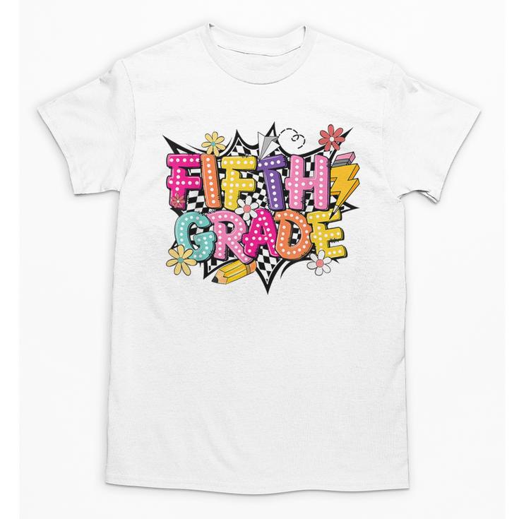 First Day Of School Fifth Grade Back To School Kids Unisex T-Shirt