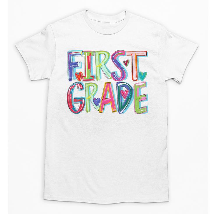 First Grade Back To School Happy First Day Of School Unisex T-Shirt