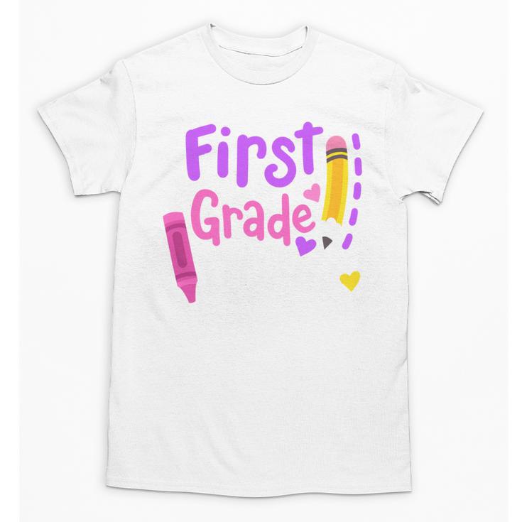First Grade Diva Welcome Back To School 1st Grade Kids Performance Unisex T-Shirt