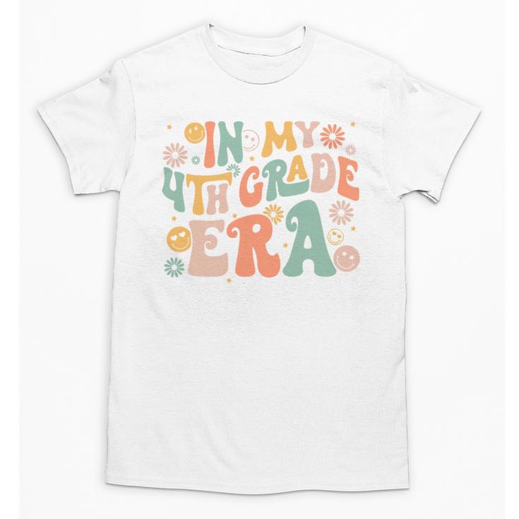 In My Fourth Grade Era Retro 4th Grade Back To School Unisex T-Shirt