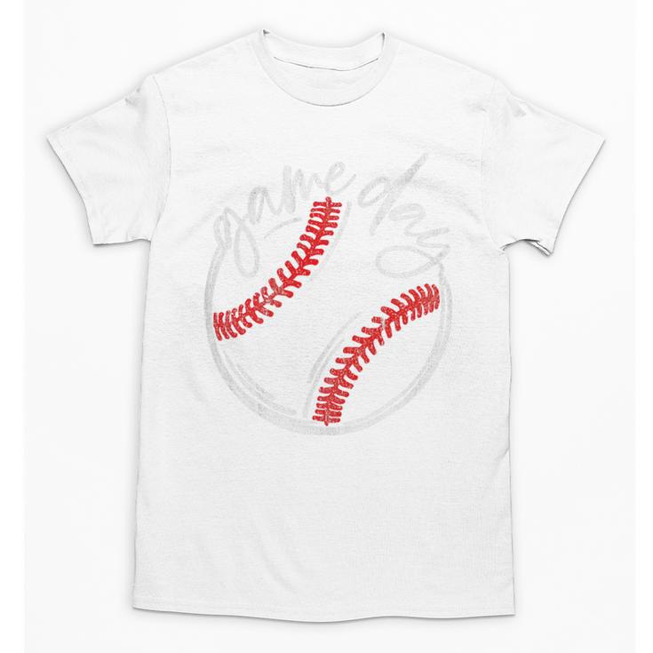 Game Day Baseball Baseball Lovers Softball Life Mom Premium Tri-Blend Unisex T-Shirt