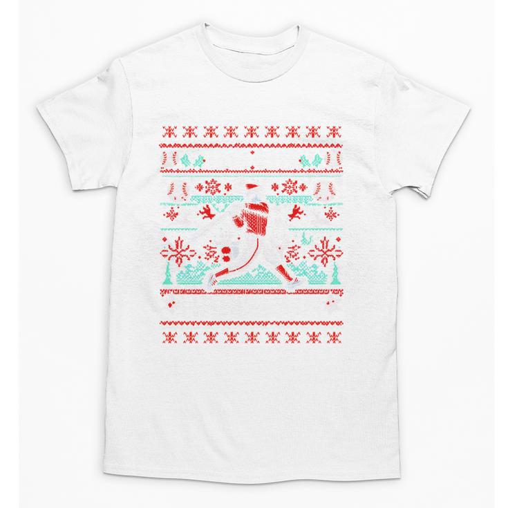Ho Ho Homerun Baseball Ugly Christmas Sweater Party Hitter Unisex T-Shirt