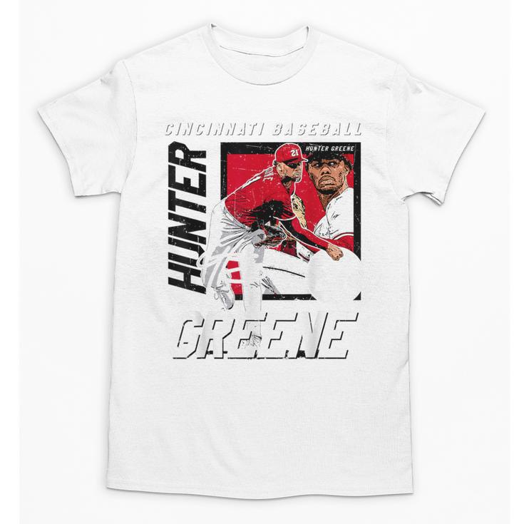 Hunter Greene Cincinnati MLB Baseball Players MLBHGR203M Unisex T-Shirt
