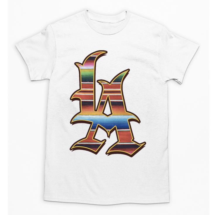 LA Sarape Los Angeles LA Sarape East LA Baseball Mexican Premium Tri-Blend Unisex T-Shirt