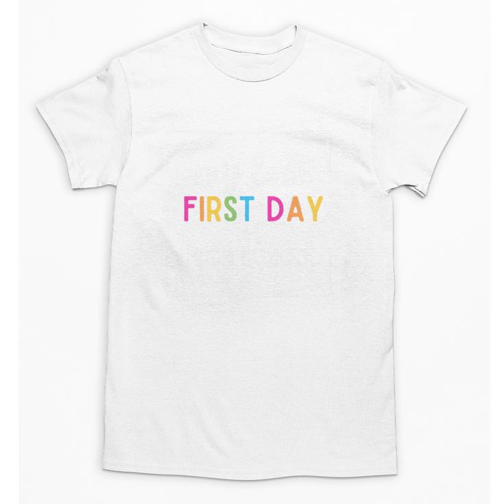 My Last First Day Of High School Back To School Premium Tri-Blend Unisex T-Shirt