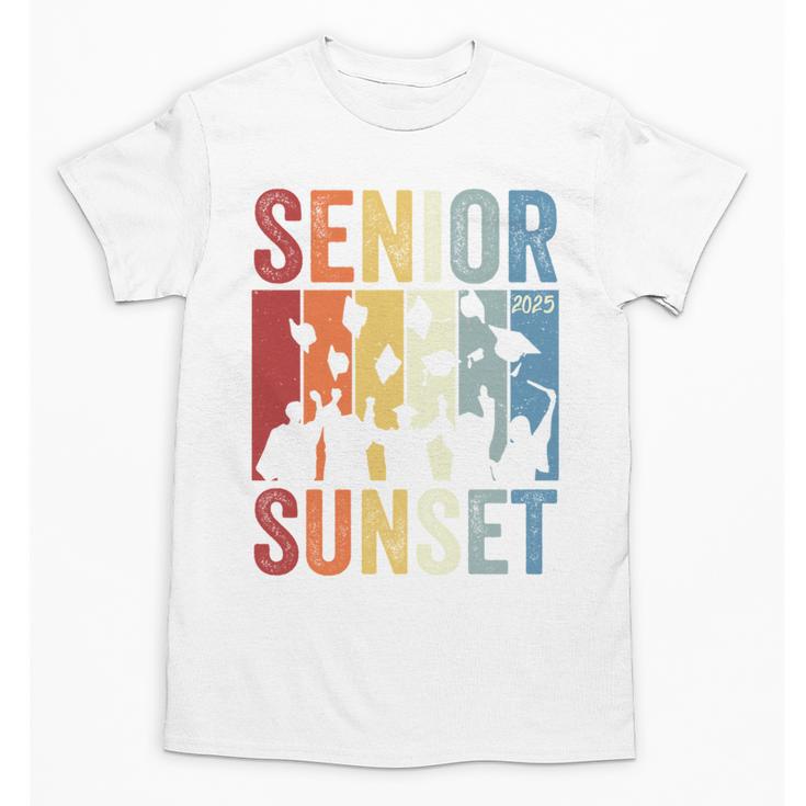 Last First Day Senior Sunset Class Of 2025 Back To School Performance Unisex T-Shirt