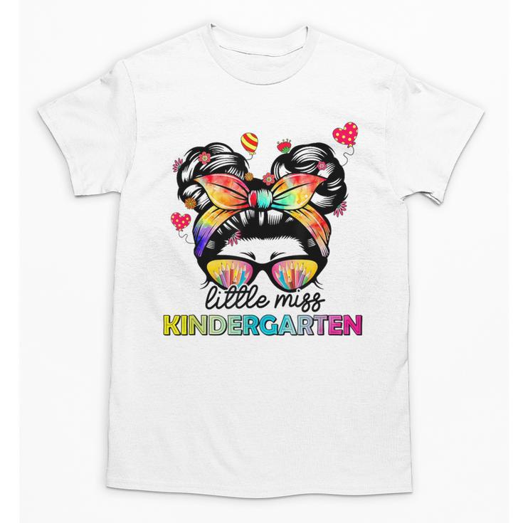 Little Miss Kindergarten Back To School Kindergarten Girls Unisex T-Shirt