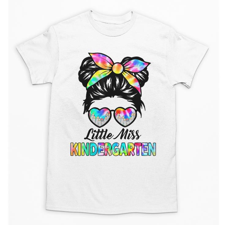 Little Miss KINDERGARTEN First Day Back To School Girls Kids Unisex T-Shirt