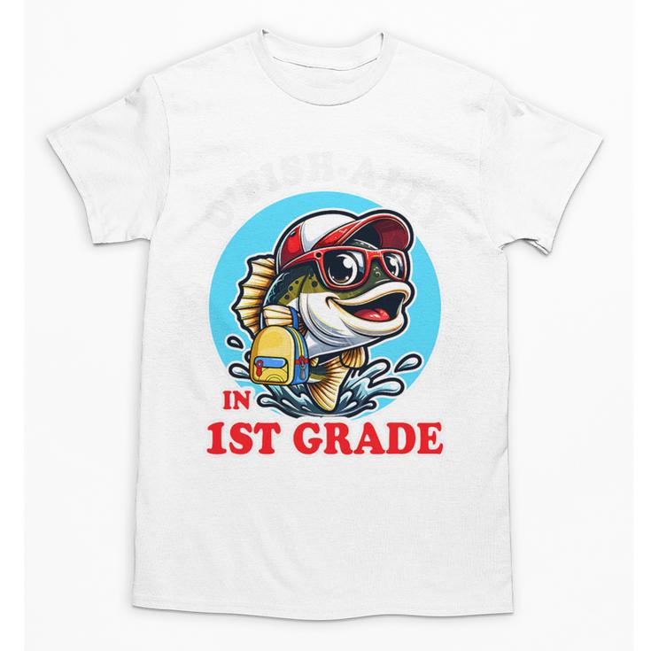 O’Fish-Ally a 1st Grade Mom Back To School Premium Tri-Blend Unisex T-Shirt