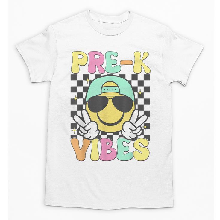 Pre-K Vibes Smile Face Back To School Pre-K Unisex T-Shirt