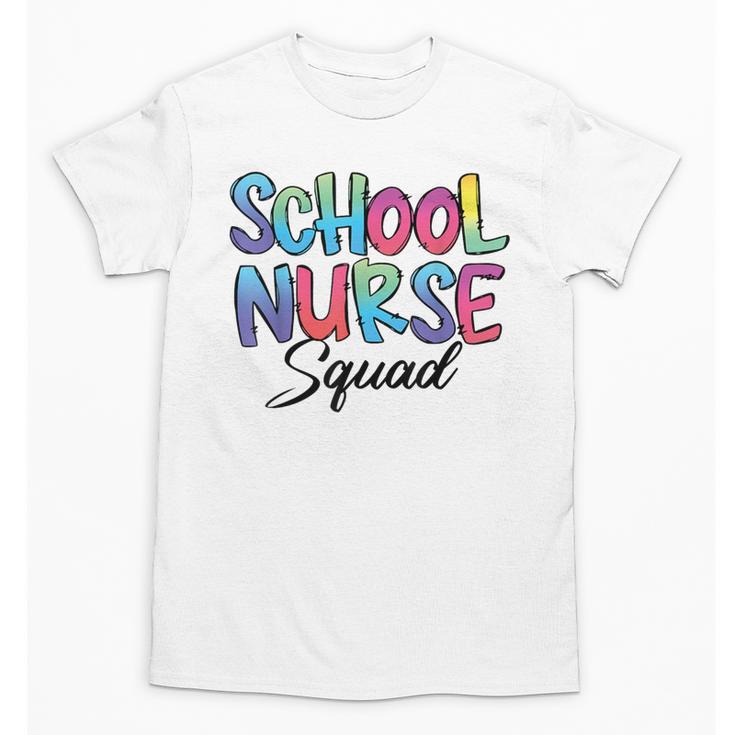 School Nurse Squad Tie Dye Back To School Appreciation Unisex T-Shirt