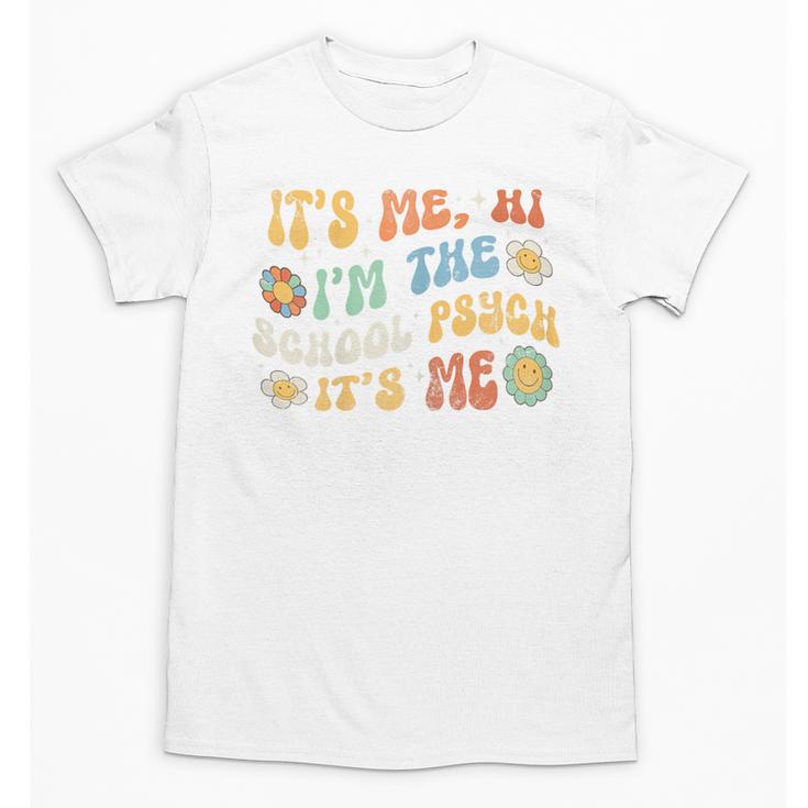 School Psych Psychologist Back To School Groovy Vintage Unisex T-Shirt