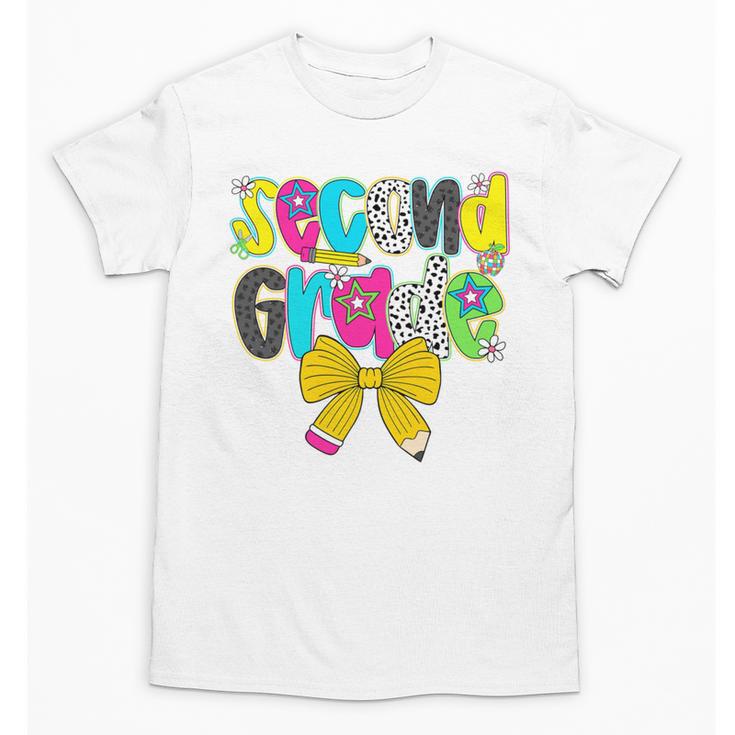 Second Grade Coquette Bow First Day Of School Back To School Performance Unisex T-Shirt