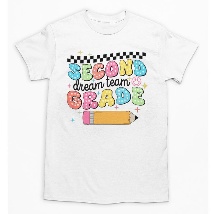 Second Grade Dream Team Back To School First Day Of School Performance Unisex T-Shirt