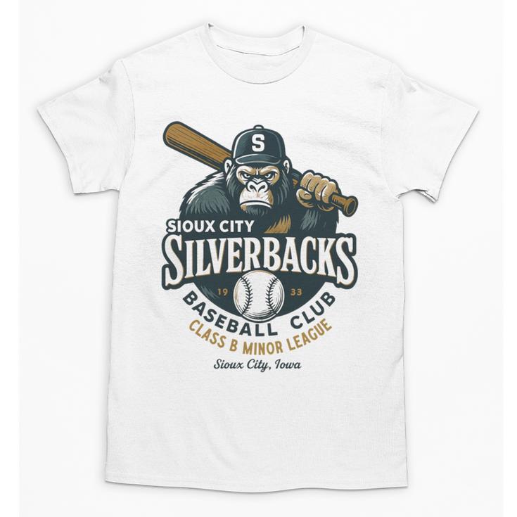 Sioux City Silverbacks Retro Minor League Baseball Unisex T-Shirt