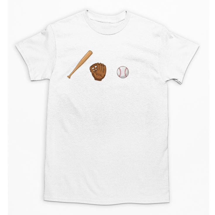 Sports Math Equation Baseball Bat Ball Glove Graphic Teacher Unisex T-Shirt