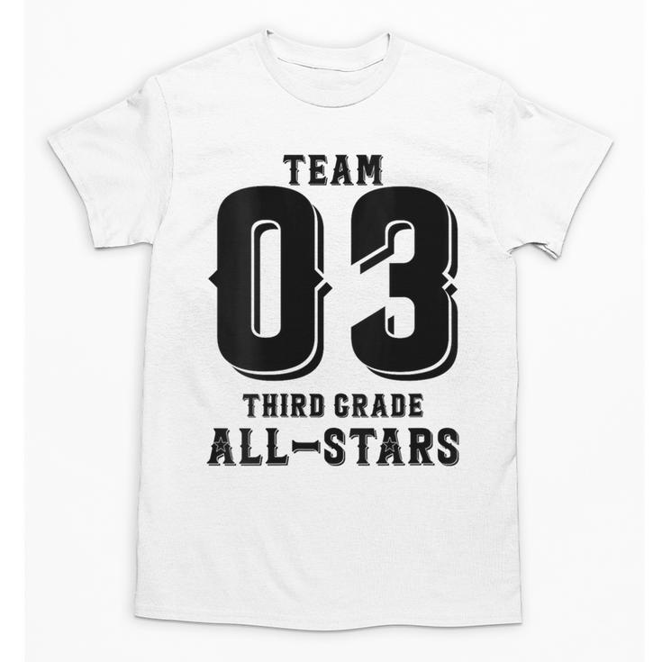 Team 3rd Grade All-Stars Back To School Tee For Stude Unisex T-Shirt