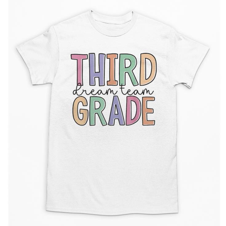 Third Grade Dream Team Back To School 3rd Grade Unisex T-Shirt