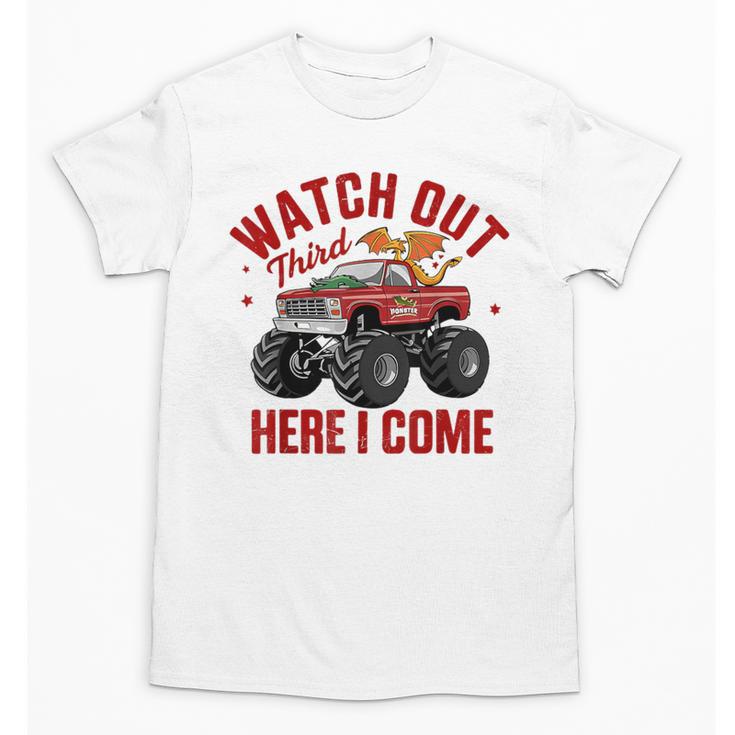 Watch Out Third Here I Came Dragon Back To School Summer Tee Unisex T-Shirt