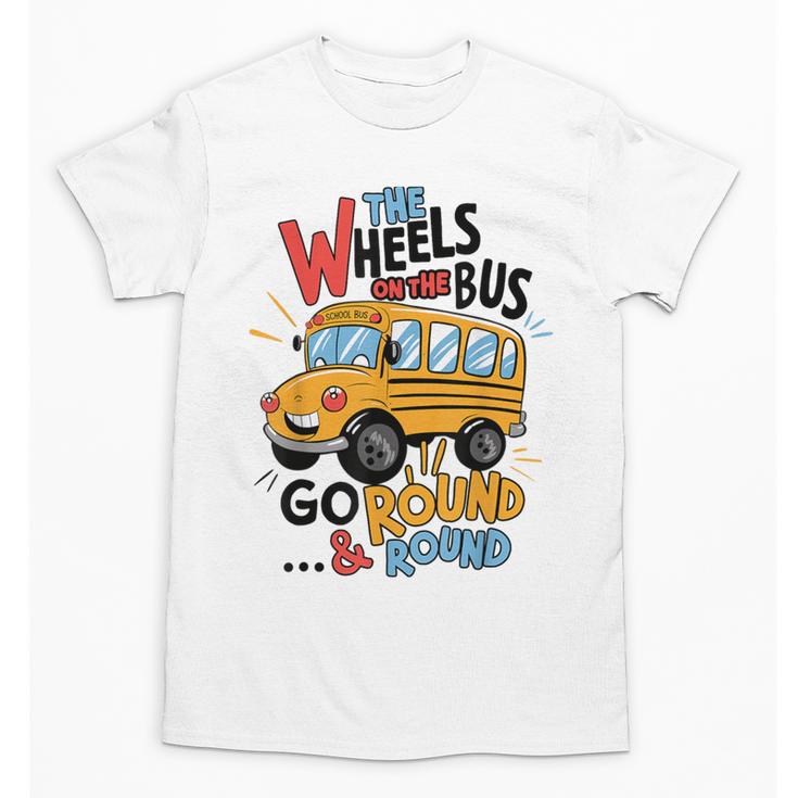 The Wheels On The Bus Toddler Kids Back To School Unisex T-Shirt