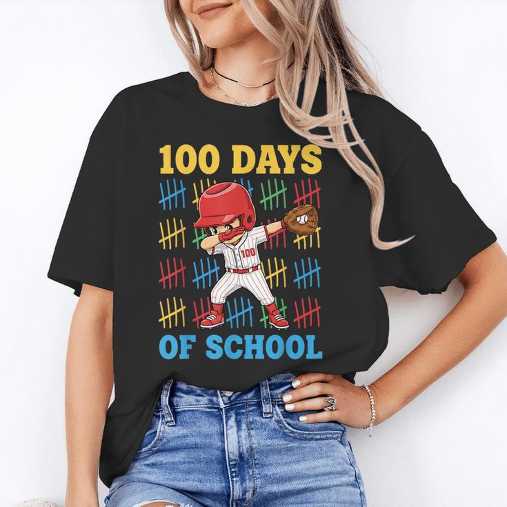 100 Days Of School Baseball Bat 100th Day Of School Boys Unisex T-Shirt