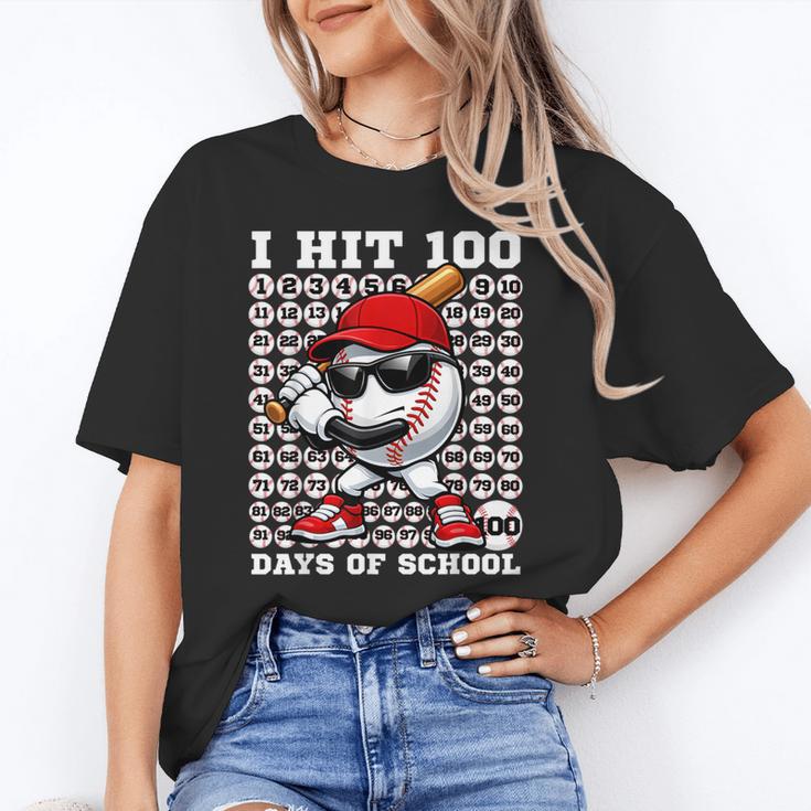 100 Days Of School Retro Baseball Sport For Boys Teachers Unisex T-Shirt