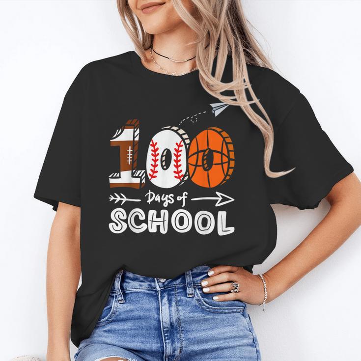 100th Day Of School Basketball Baseball Football Kids Boys Unisex T-Shirt 100th Day Of School Basketball Baseball Football Kids Boys Unisex T-Shirt