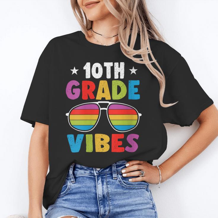 10th Grade Back To School Sunglasses Vibes Retro First Day Unisex T-Shirt 10th Grade Back To School Sunglasses Vibes Retro First Day Unisex T-Shirt