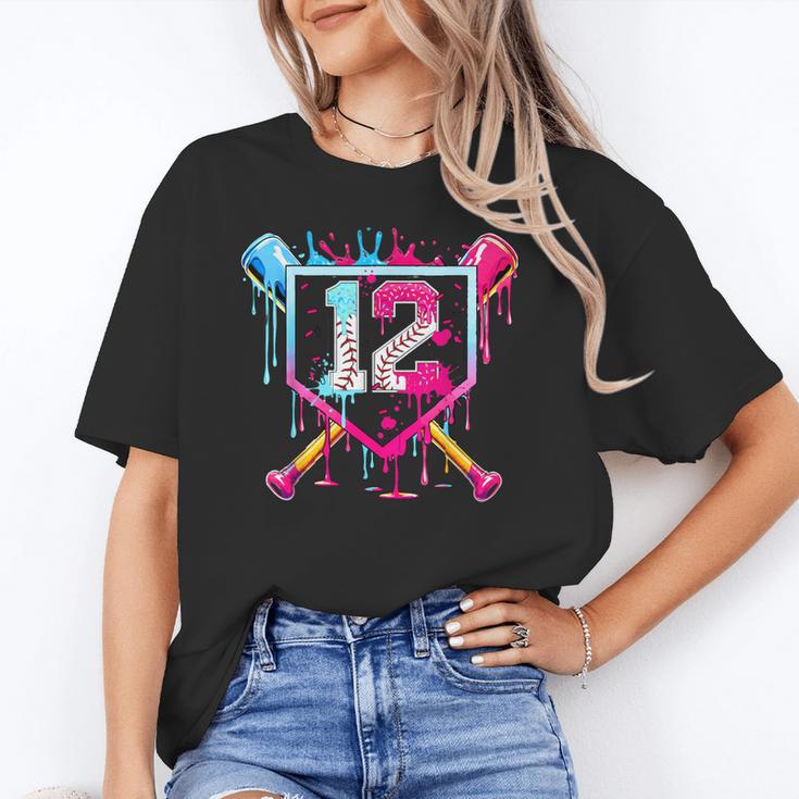 12th Birthday Boys Baseball Ice Cream Drip Boys Baseball Unisex T-Shirt 12th Birthday Boys Baseball Ice Cream Drip Boys Baseball Unisex T-Shirt