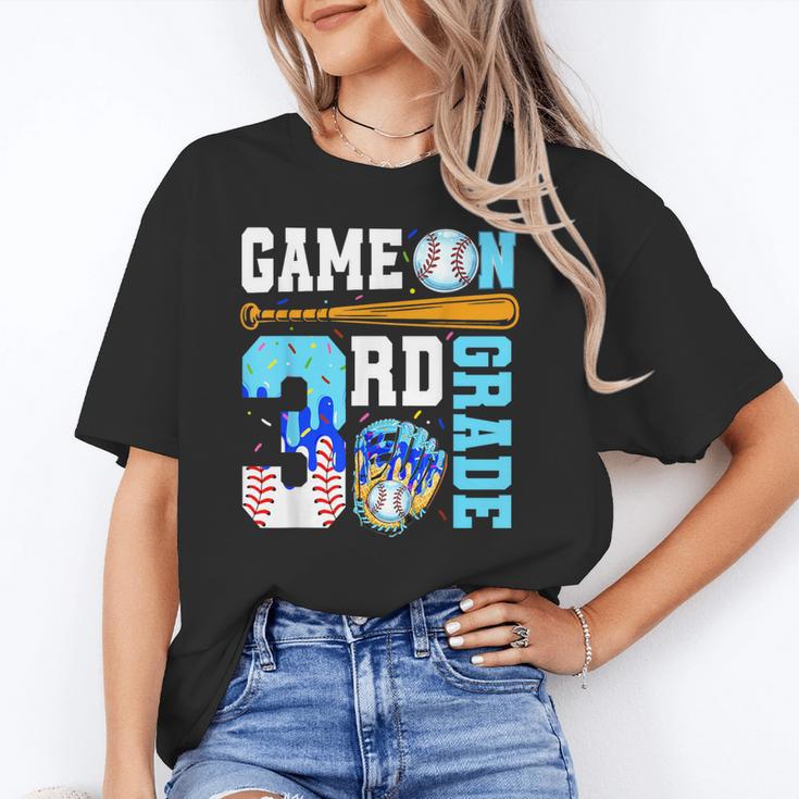 3rd Grade Back To School Baseball Drip Ice Cream Game On Unisex T-Shirt 3rd Grade Back To School Baseball Drip Ice Cream Game On Unisex T-Shirt
