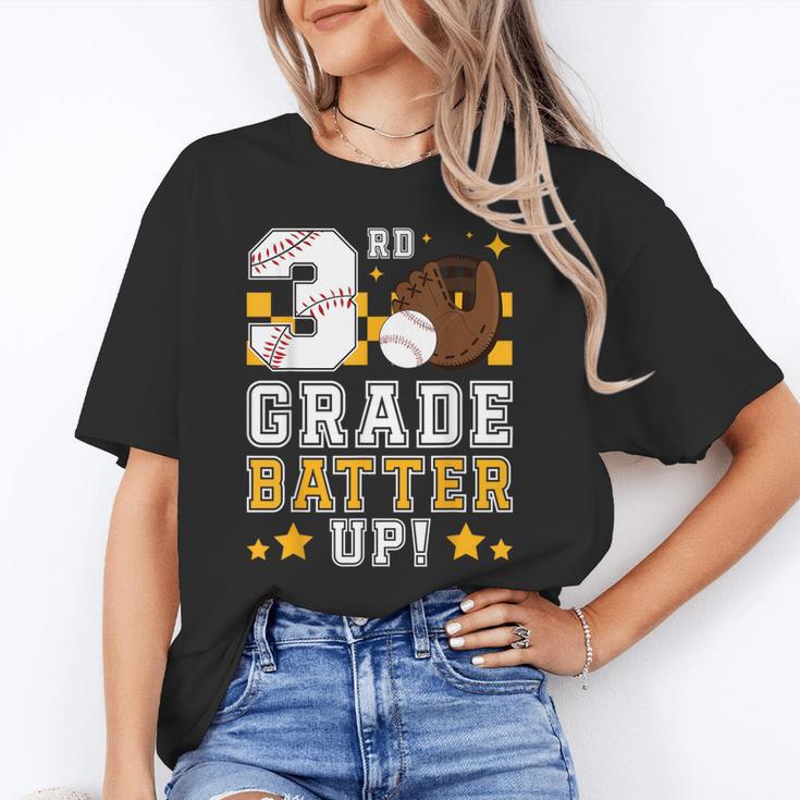 3rd Grade Batter Up Baseball First Day Back To School Unisex T-Shirt 3rd Grade Batter Up Baseball First Day Back To School Unisex T-Shirt