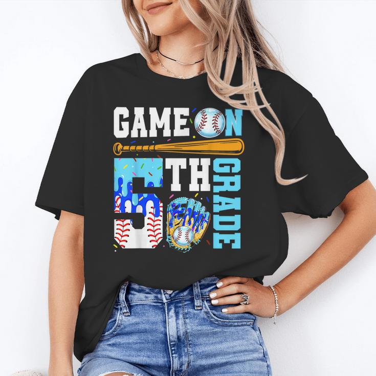 5th Grade Back To School Baseball Drip Ice Cream Game On Unisex T-Shirt 5th Grade Back To School Baseball Drip Ice Cream Game On Unisex T-Shirt