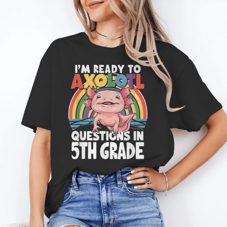 5th Grade Kids Axolotl Questions Back To School Unisex T-Shirt 5th Grade Kids Axolotl Questions Back To School Unisex T-Shirt