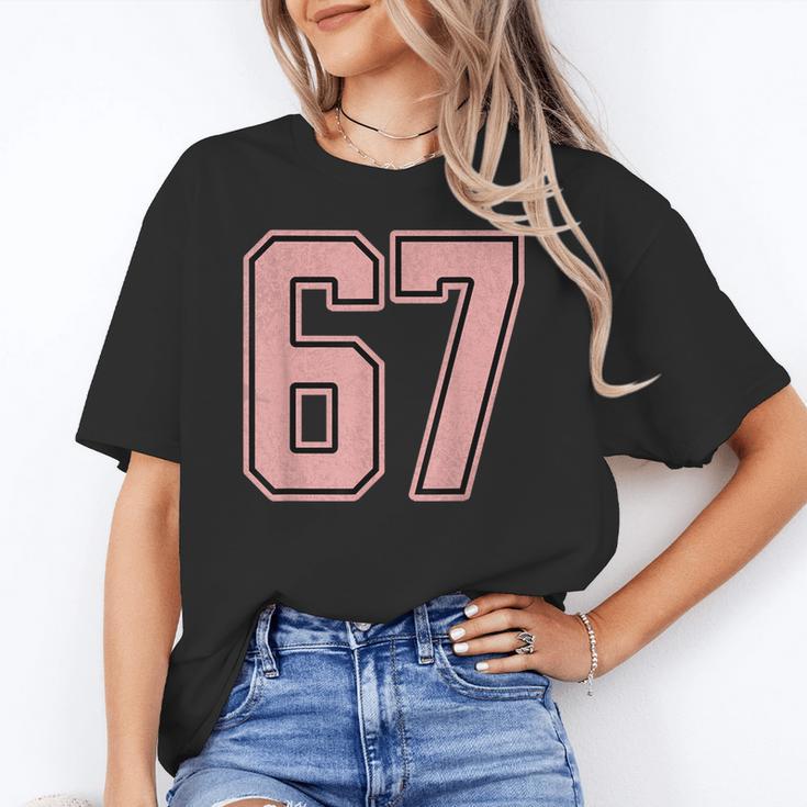 6 7 Number 67 Baseball Meme Tee For Women Unisex T-Shirt 6 7 Number 67 Baseball Meme Tee For Women Unisex T-Shirt