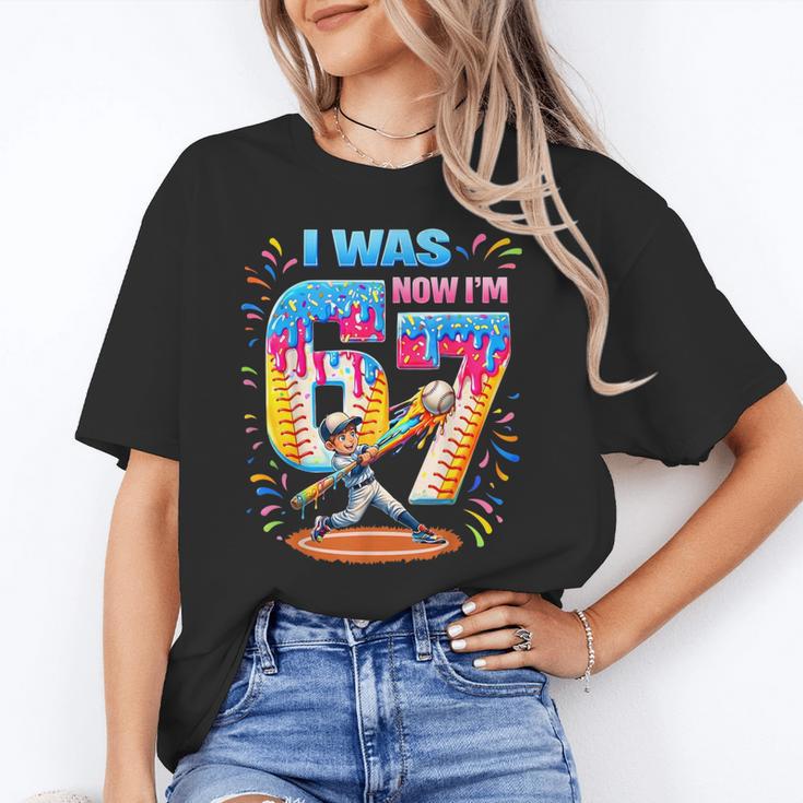 I Was 6 Now I'm 7 Baseball Birthday Boy For Teens Kids Unisex T-Shirt I Was 6 Now I'm 7 Baseball Birthday Boy For Teens Kids Unisex T-Shirt