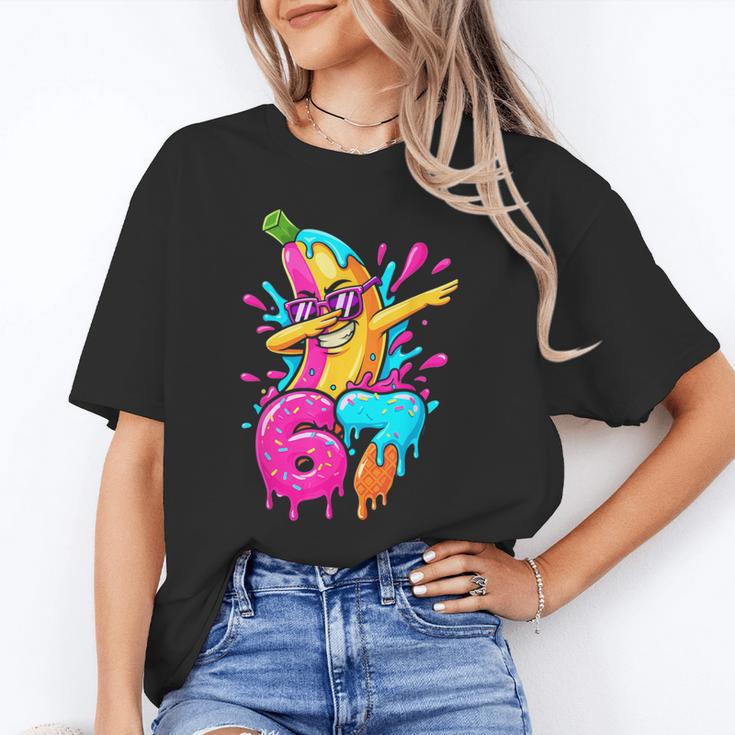 67 Baseball Dabbing Banana 6 7 Dripping Ice Cream Meme Unisex T-Shirt 67 Baseball Dabbing Banana 6 7 Dripping Ice Cream Meme Unisex T-Shirt
