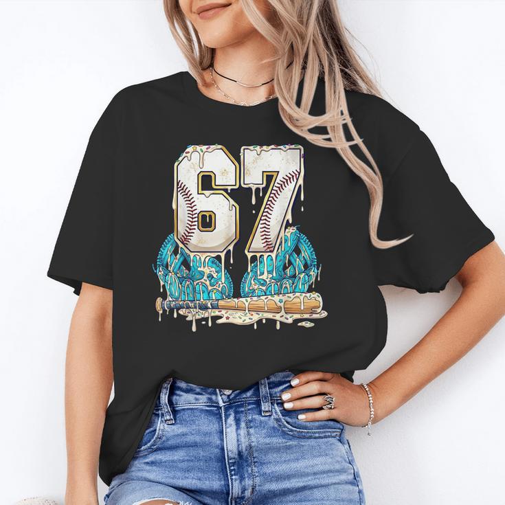 67 Baseball Drip Boys Youth Kids 6-7 Ice Cream Dripping 6 7 Unisex T-Shirt