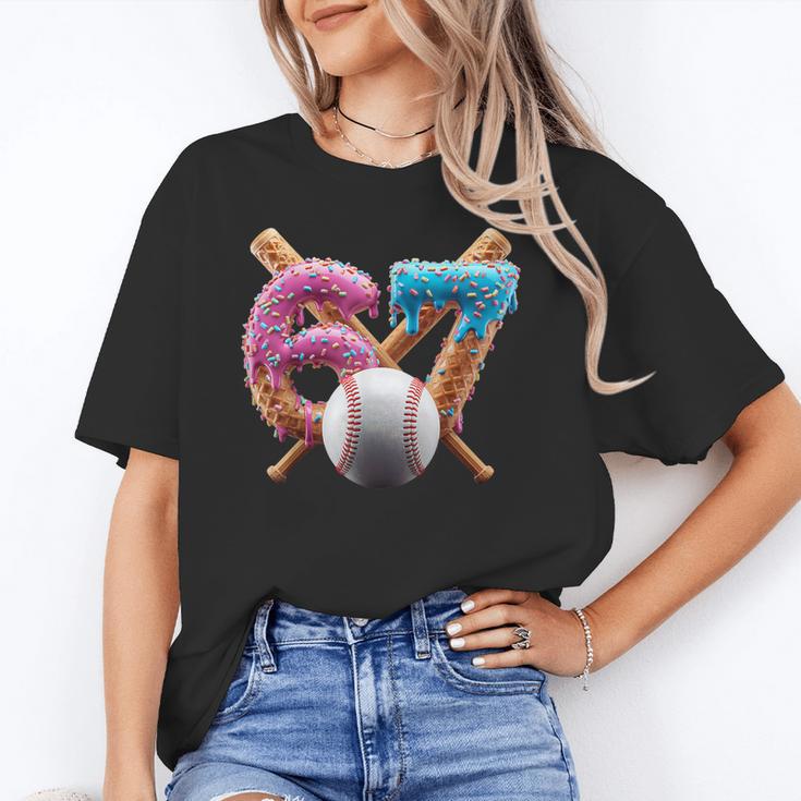 67 Baseball Ice Cream Drip Kids Youth Unisex T-Shirt