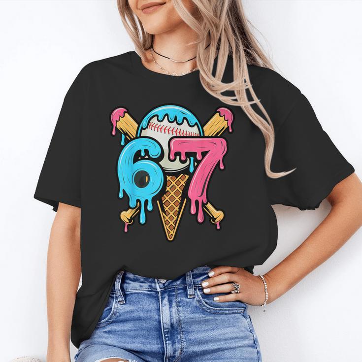 67 Baseball Ice Cream Drip Player Unisex T-Shirt 67 Baseball Ice Cream Drip Player Unisex T-Shirt