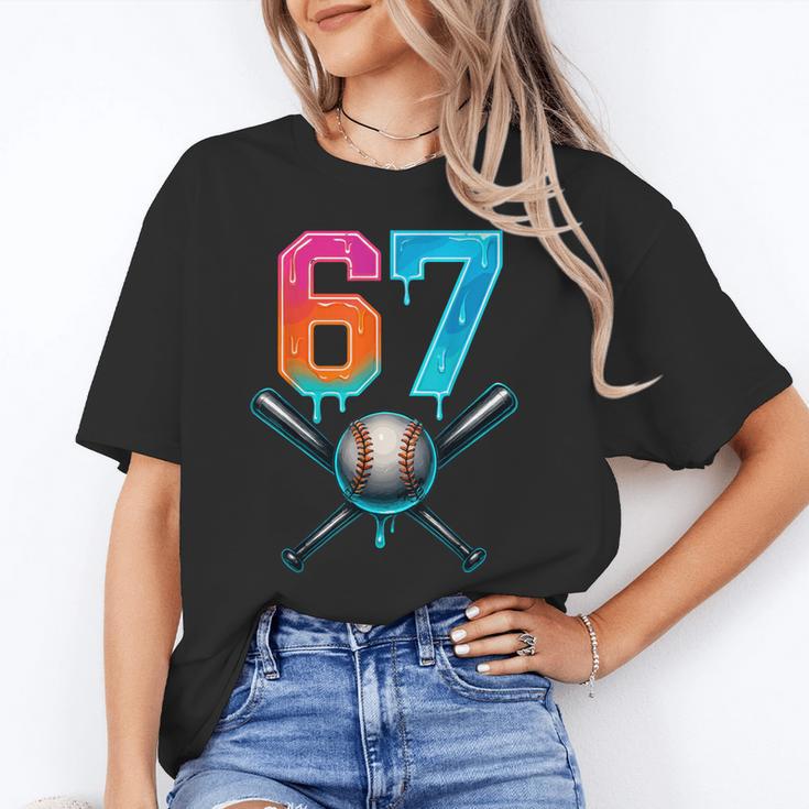 67 Baseball Meme Cool Drip Number 67 Player Or 67th Birthday Unisex T-Shirt