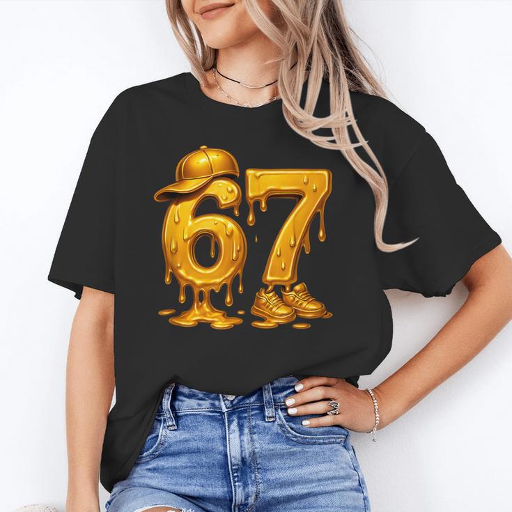 67 Brain Rot Meme Baseball Ice Cream Drip For Kids & Teens Unisex T-Shirt 67 Brain Rot Meme Baseball Ice Cream Drip For Kids & Teens Unisex T-Shirt