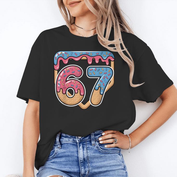 67 Ice Cream Drip Meme Baseball Unisex T-Shirt 67 Ice Cream Drip Meme Baseball Unisex T-Shirt